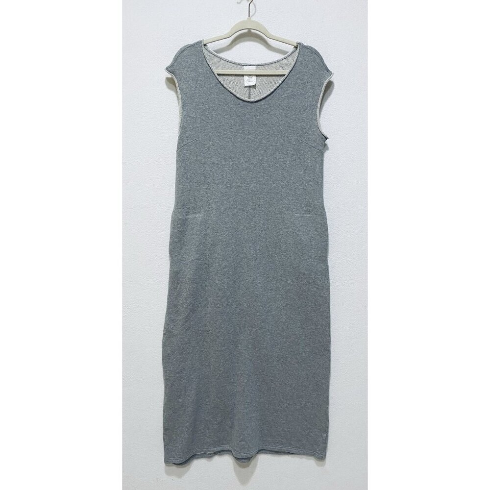 Ar Srpls Anthropologie Dress Womens 8 10 Gray Terry Sleeveless Lougewear Casual